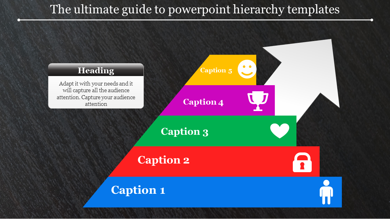 Customizable Infographics PowerPoint Hierarchy Templates for PPT and Google slides